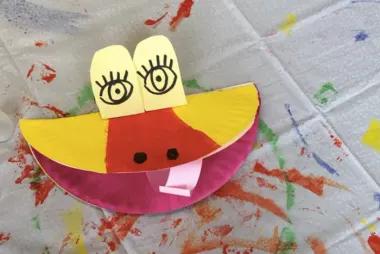 Paper Plate Duck Hand Puppet34891