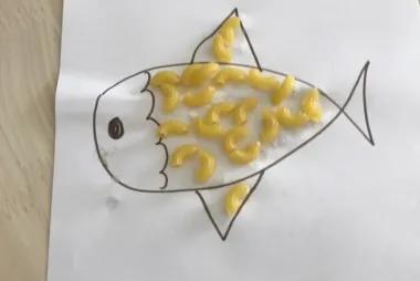 Pasta Fish Craft Idea by Shibi15419