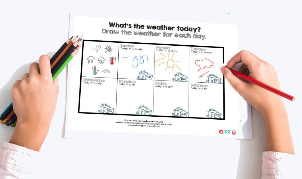 Draw The Weather FREE Printable18533