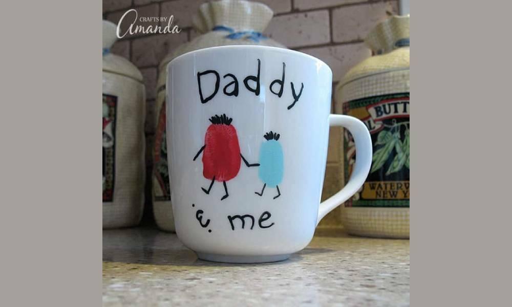Fingerprint Daddy & Me Coffee Mug17231