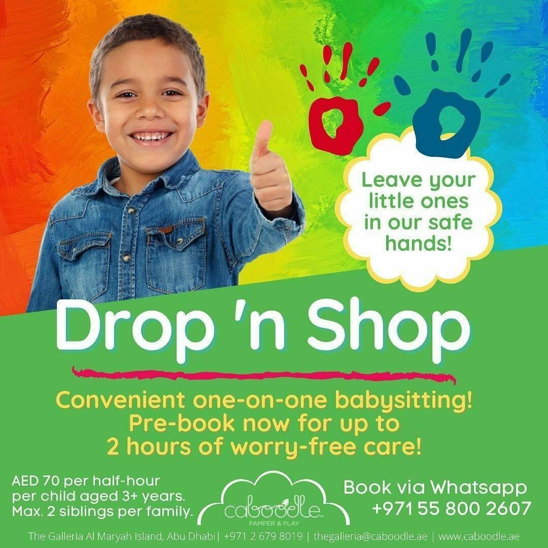 Indoor Play or Drop & Shop (up to 8yrs)25261