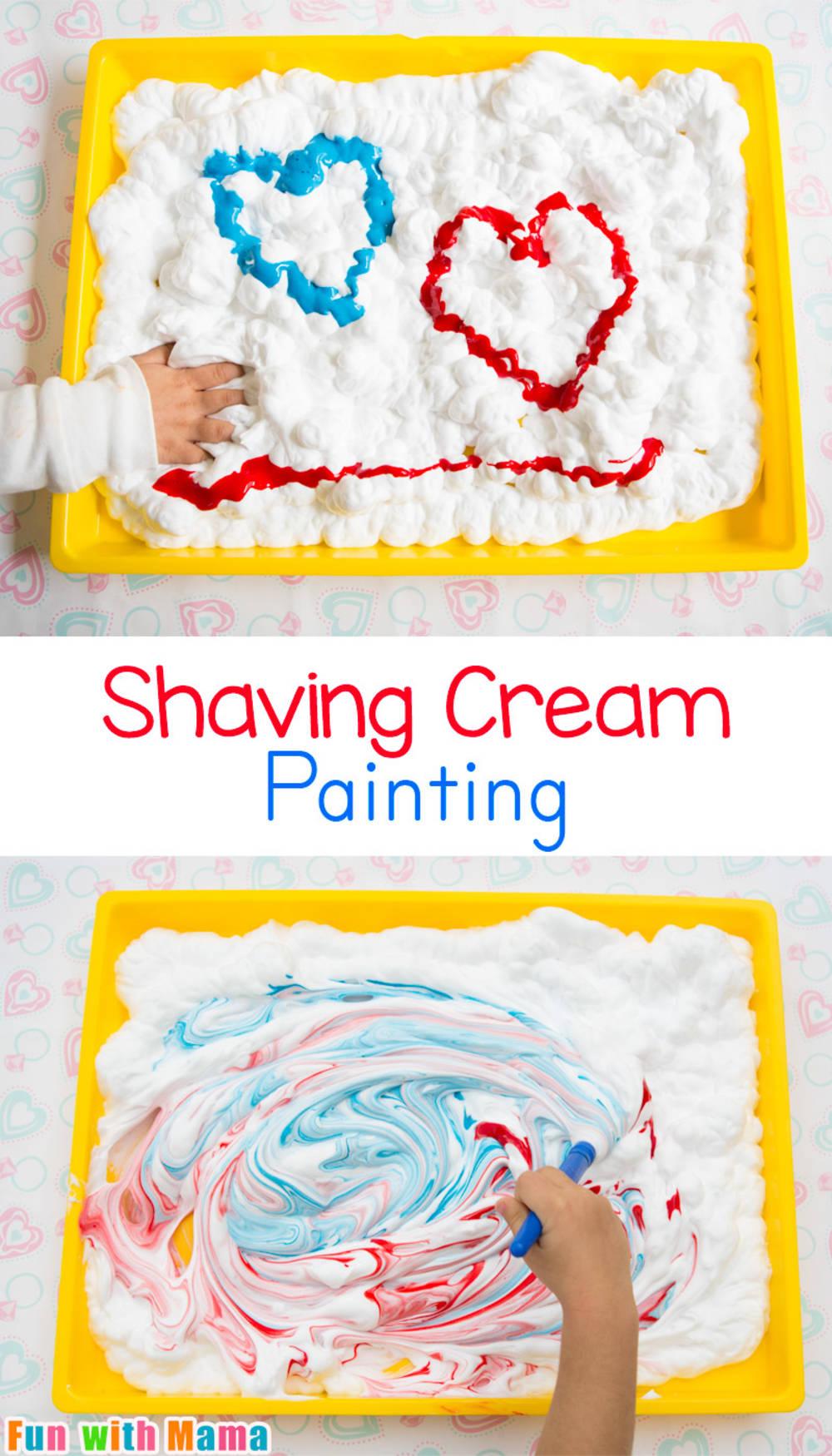 Shaving Cream Painting16372