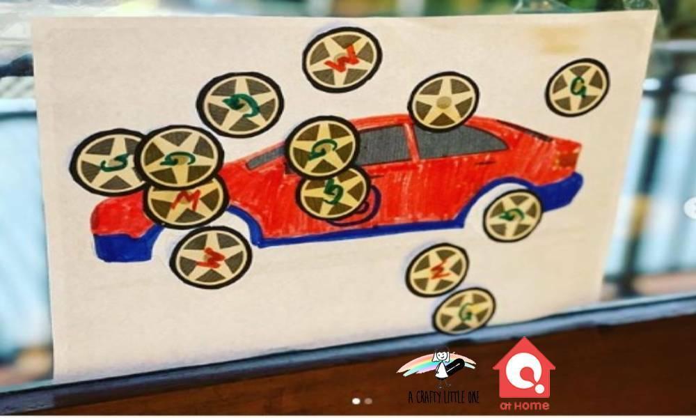 Pin The Wheel On The Car Game 17249