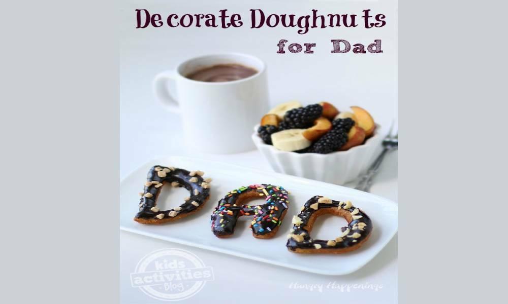 Decorate Doughnuts For Dad17233