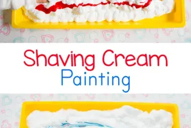 Shaving Cream Painting15040